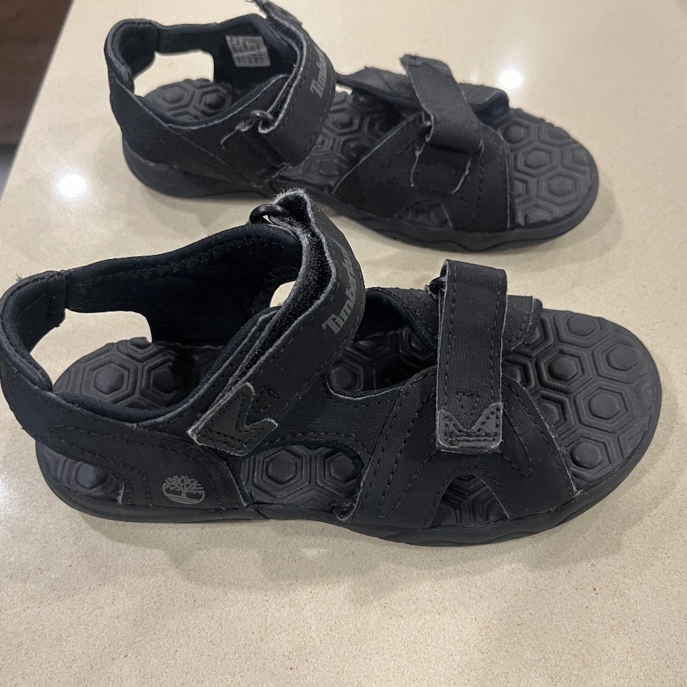 Timberland Boys' Black Sandals - EUR 30 / US 12.5